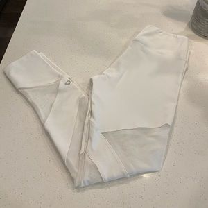 Jala Clothing white mesh leggings